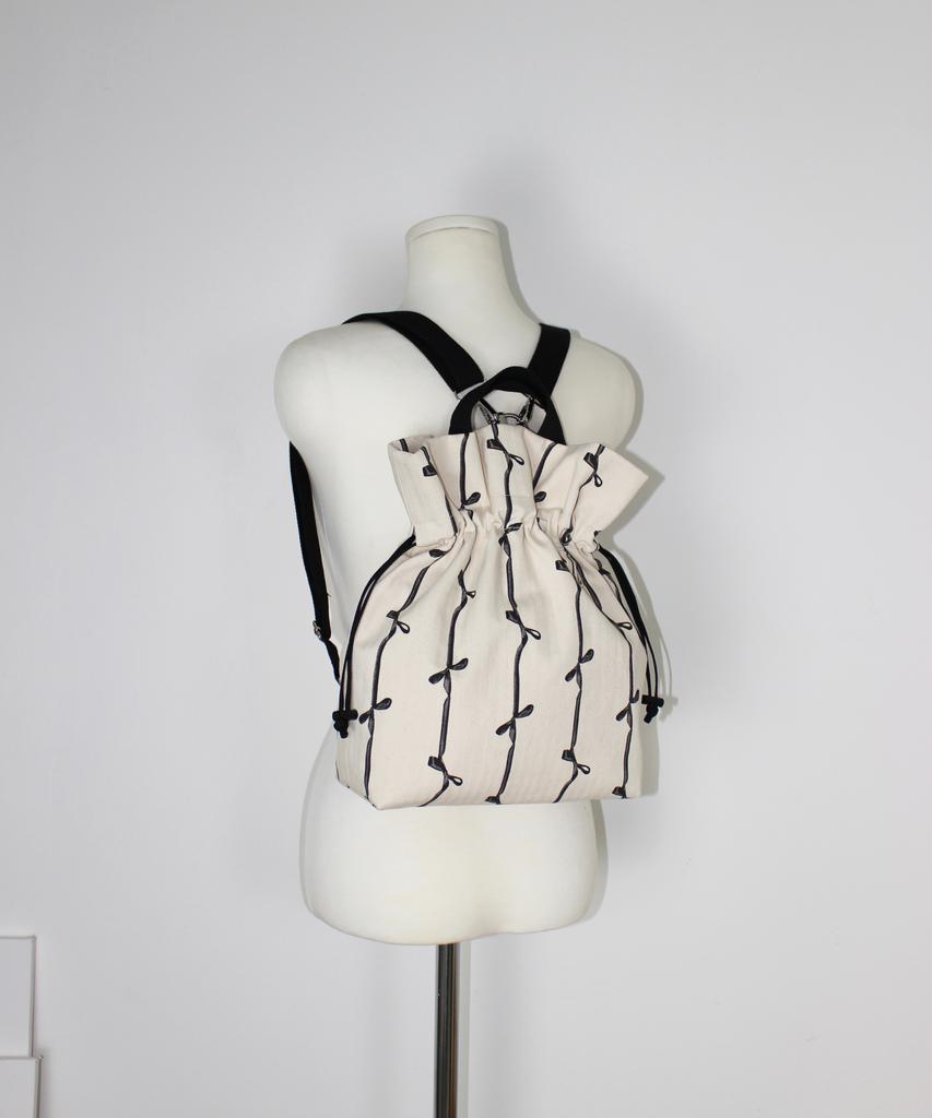 A By A Black Ribbon Core Mini Backpack