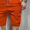 Men's Cross-Border Summer Cargo Shorts - American & European Size, Beach & Five-Point Style, Korean Design