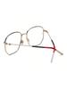 Gucci GG0396O-002 Luxury Geometric Metal Eyeglass Frames
