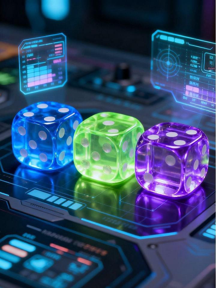 14mm Transparent Colored Acrylic Dice - Rounded Corners for Games & Teaching