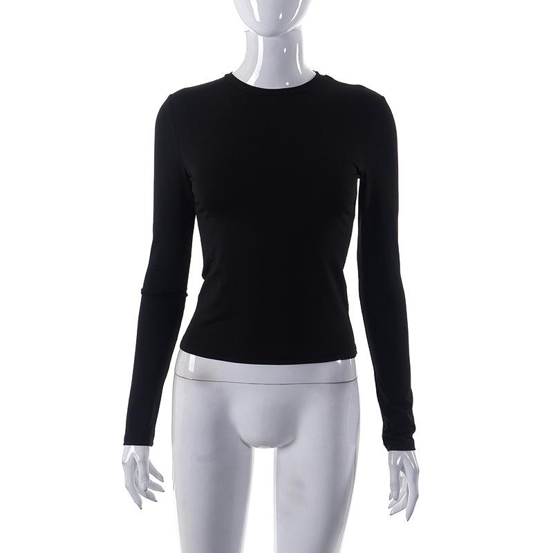 Women's Fashion Casual Long Sleeve O-Neck T-shirts and Tops