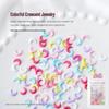 Colorful 3D Sailor Moon Crescent Nail Charms, 100 Pcs Flatback Moon Decorations
