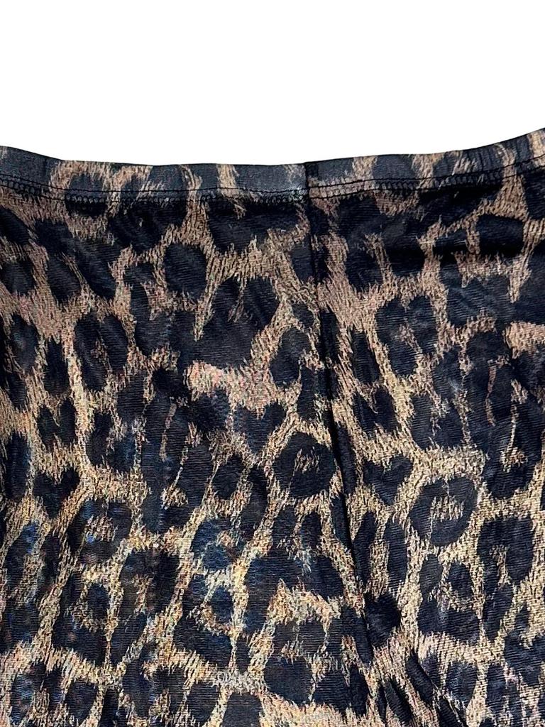 Women's Fashion Leopard Print High-Waist Two-Piece Set