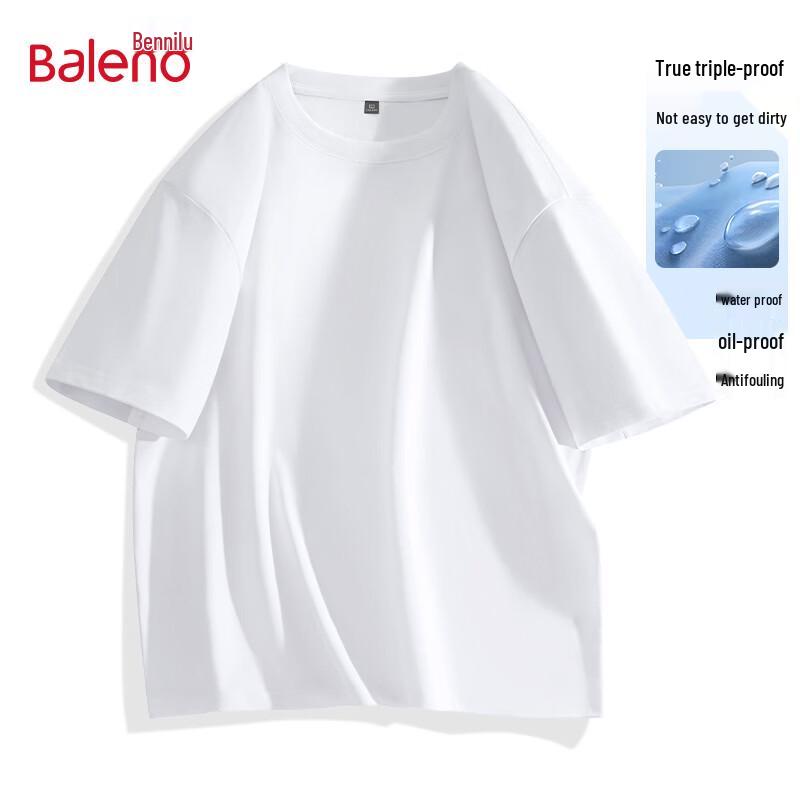 

Baleno Men s Casual Loose Fit Round Neck Short Sleeve T-Shirt 3XL