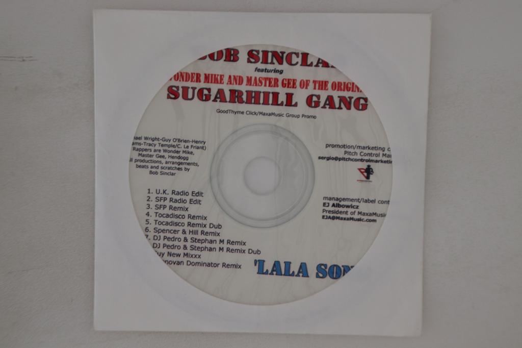 CD BOB SINCLAR, WONDER MIKE, MASTER GE - Lala Song NONEPROMO GOODTHYME CLICK 2010 US Dance & Electronica Used