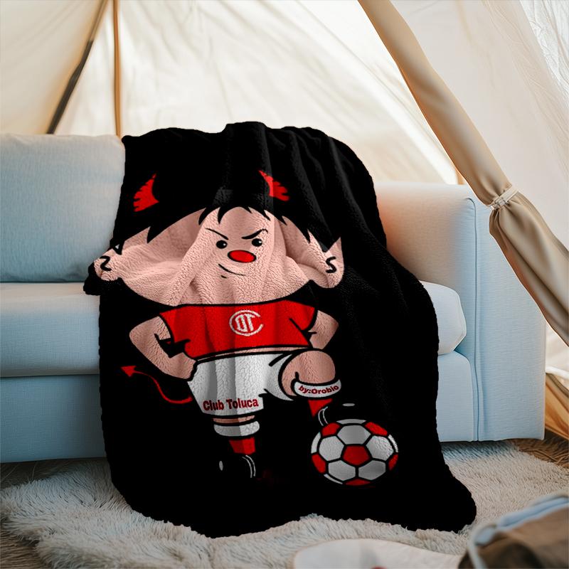 1PC Soccer Player Printed Soft Flannel Blanket Throw for Adult Bedroom Living Room Sofa Camping Travel Fan gifts Christmas Gifts