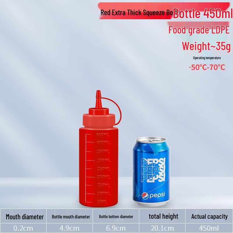 Plastic Squeeze Sauce Bottle