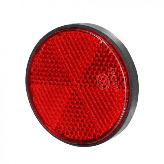 8 Pcs Round Rear Reflectors Screw On Safety Spoke Reflective Reflectors Red