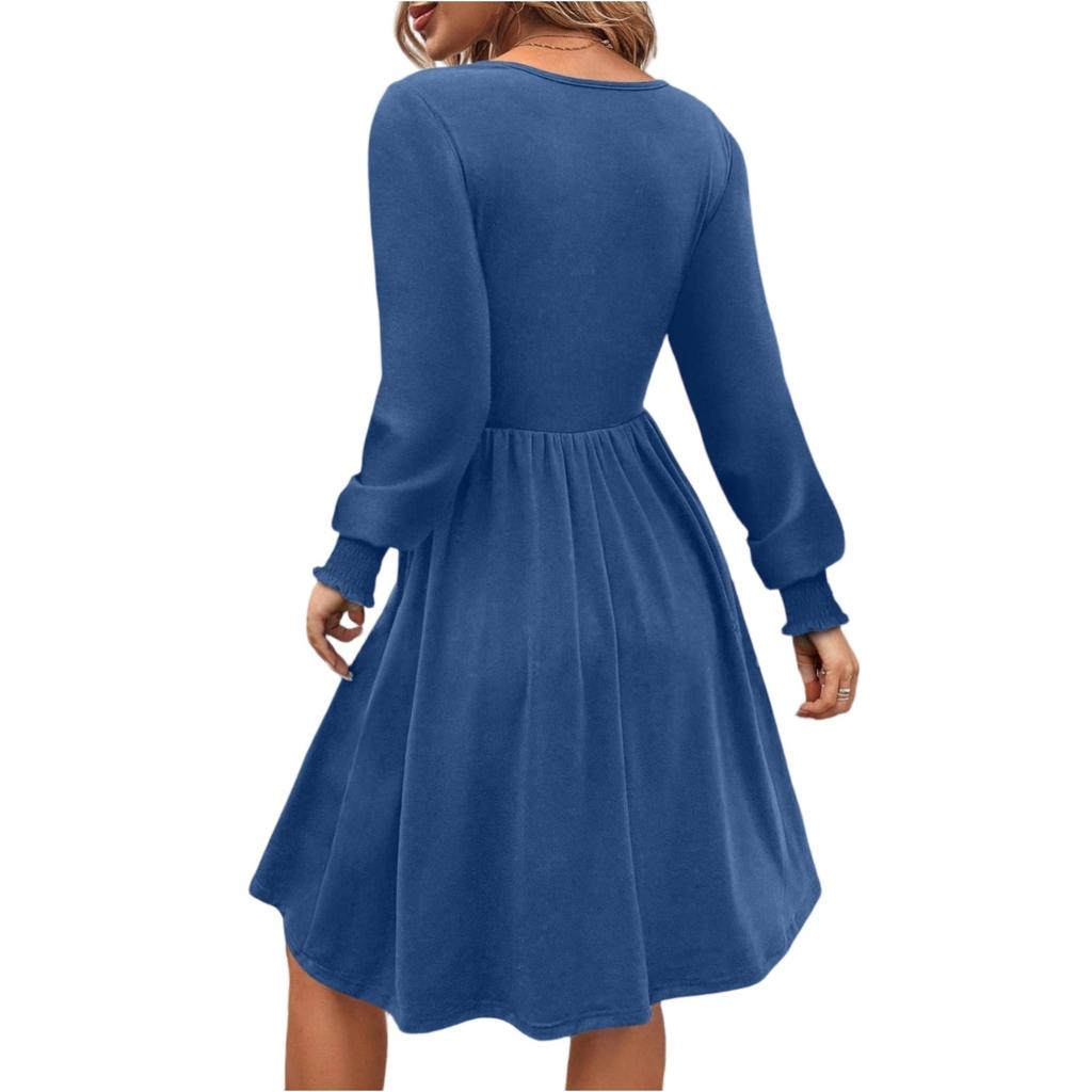 Rochii Casual de Damă la Modă cu Mânecă Lungă