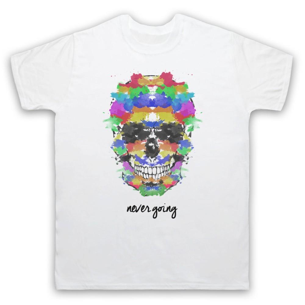 

Ink Skull Never Going Graffiti Painting Art Style Mens And Womens T-Shirt 3XL