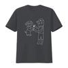 Dekopin and Otani san Joining Hands T Shirt Cute Cartoon Design for All Ages vintage Washed Slightly fashion graphic