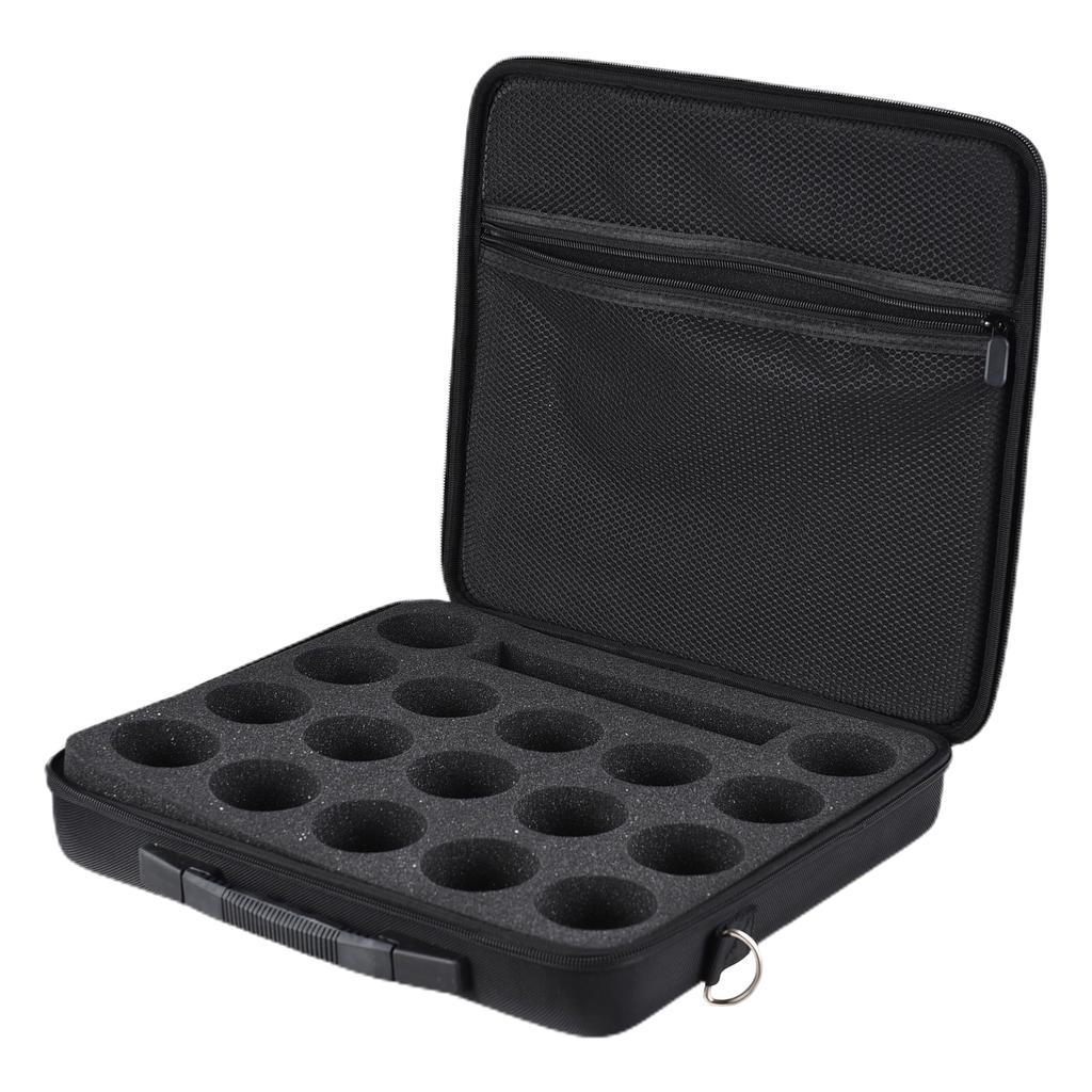 Pool Ball Bag American Black Eight Ball Storage Bag Case Canvas  Foam Can Hold 17 American Balls