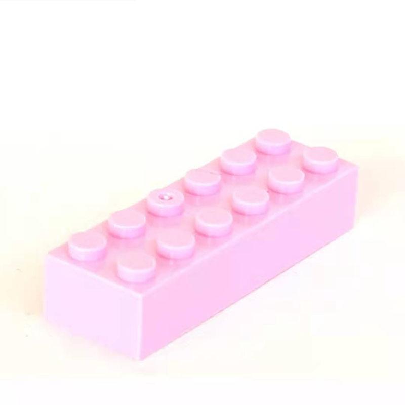 

100g 2x6 Dot DlY Construction Bricks ThickFigures Blocks Learning Creativity SizeCompatible Featuring Plastic Material Playthings ideal for Kids 100g 2x6