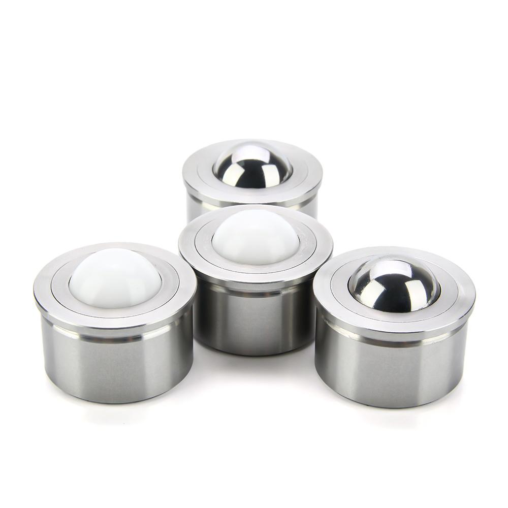 Dia 7.5/9/11/15/18/24/30mm Round Eye Wheel Ball Roller Eye Wheel Bearing Transfer Caster Light/Heavy-duty Universal Roller Wheel Ball