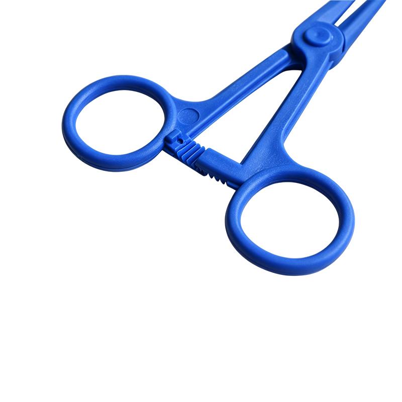 ABS Plastic Disposable Hemostatic Forceps Portable Surgical Tool for Outdoor Hiking Emergency Use