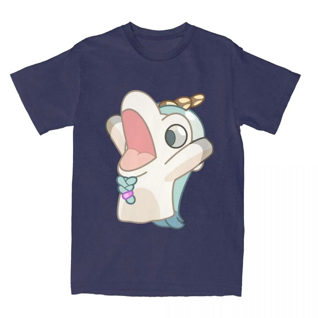 Unicorse Screaming T Shirt Summer Blueyed Anime Vintage T-Shirts Cotton Hip Hop Tee Shirt For Men Short Sleeve Casual Clothes