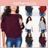 Fashionable Women's Long Sleeve Baggy Knitted Jumper Oversized Sweater For Winter Wear