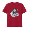 Ben Davis T shirt Mens  Classic Car Gorilla Print Cotton White Small vintage Washed Stretched Comfortable Casual