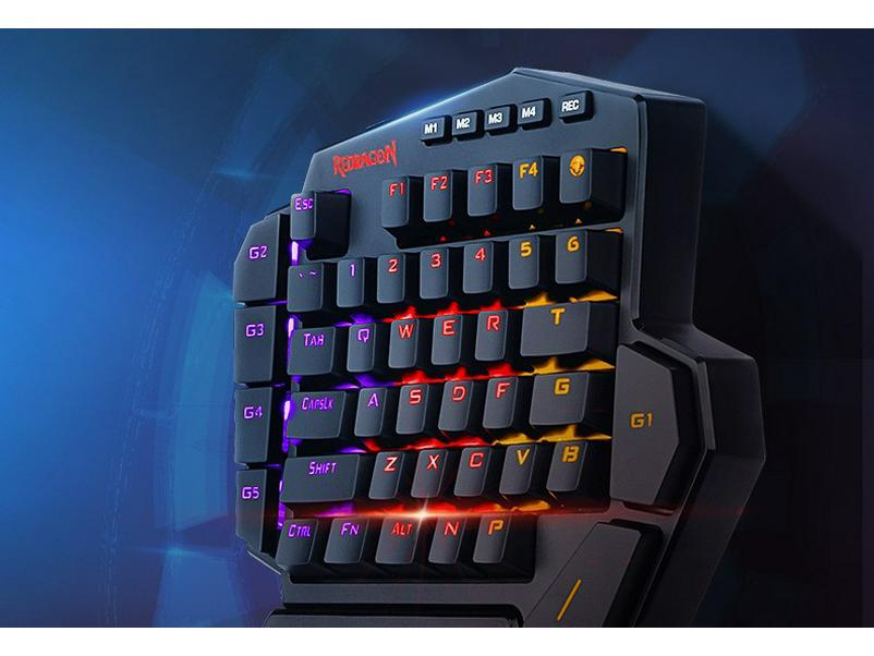 Redragon K585 Dual-Mode Hot-Swappable Mechanical Gaming Keypad with Onboard Macro Programming