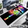 Rainbow Friends Personalized Large Mouse Pad Custom Name Text Extended Desk Mat Gaming Mousepad