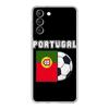 Portugal Flag Soccer 7 Phone Case For Samsung Galaxy S22 5G S20 Ultra S21 FE 5G S10E S9 S8 S10 Plus Note 20 10 Soft Clear Cover