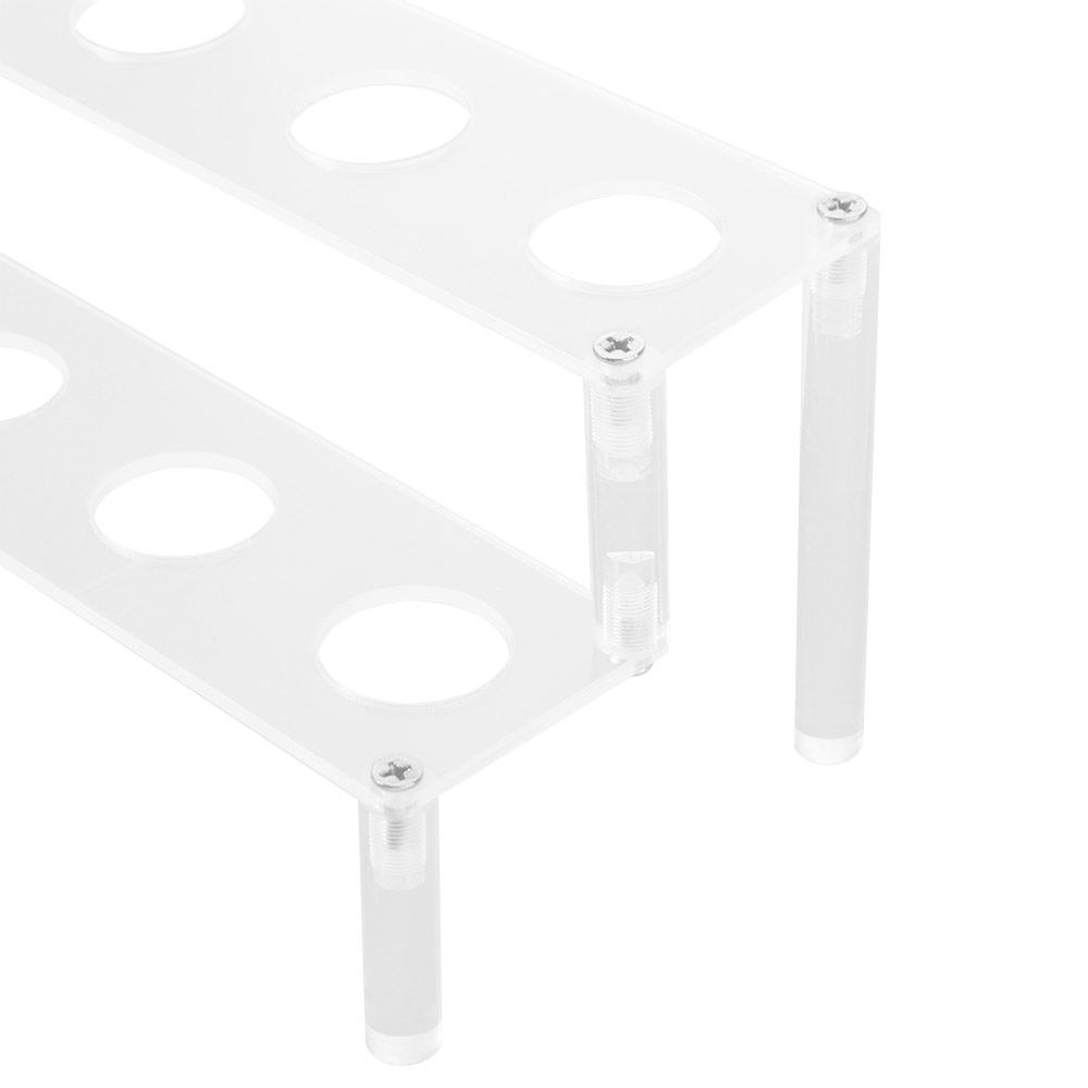 Thick Clear Cones Display Holder 12 Holes Snack Storage Rack Desktop Desserts Organizer  Wedding