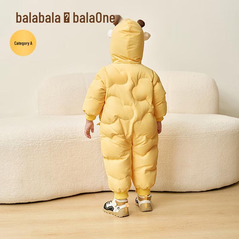 balabala Infant Down Romper Winter Jumpsuit