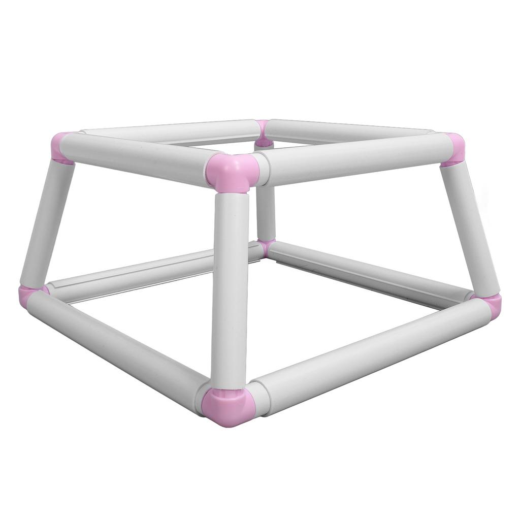 Embroidery Frame Lap Stand   Stitch Stitching Holder Set Rectangular Plastic Tube Double Layer Sewing Hoop