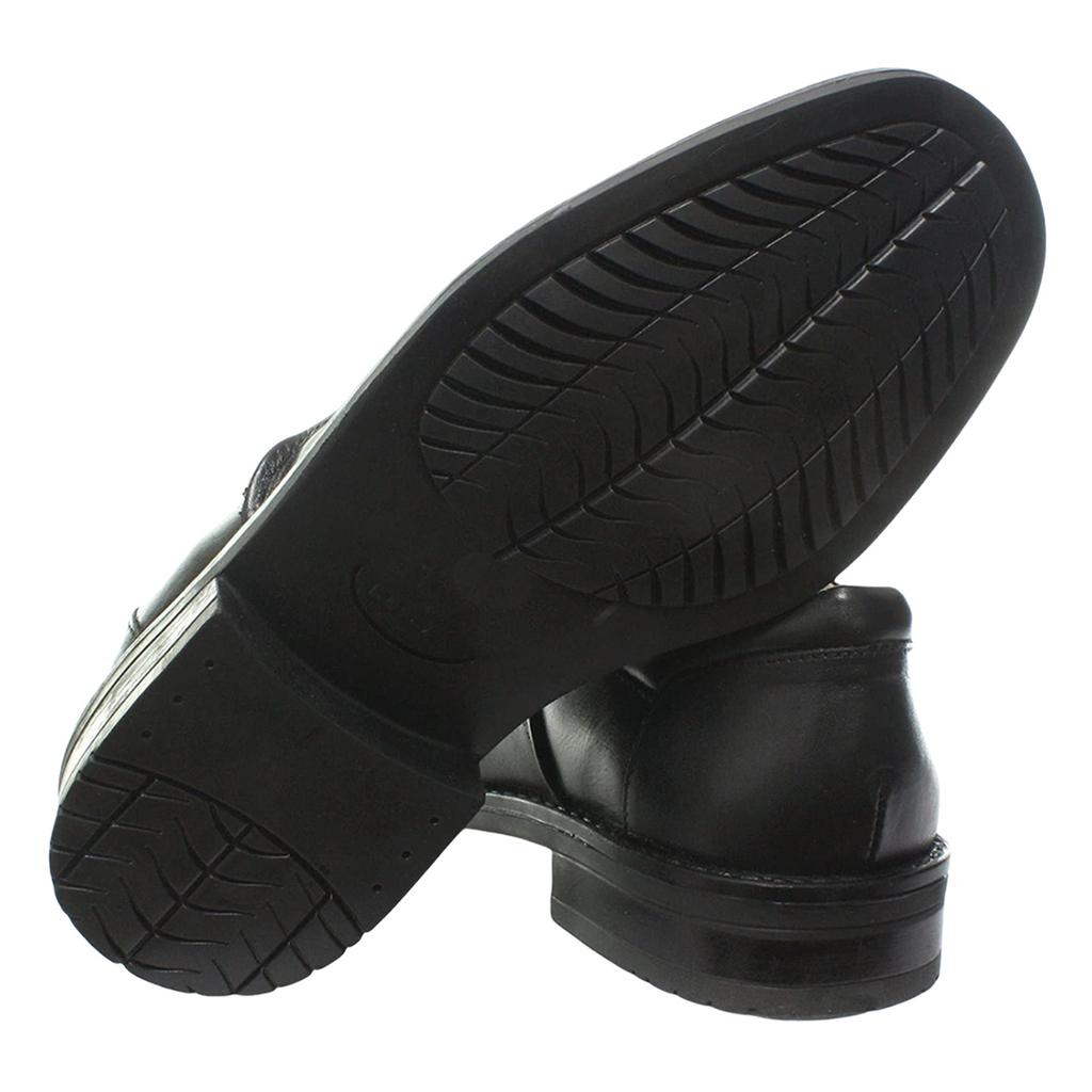 Roamers Mens Softie Leather Blind Eye Flexi Capped Oxford Shoes