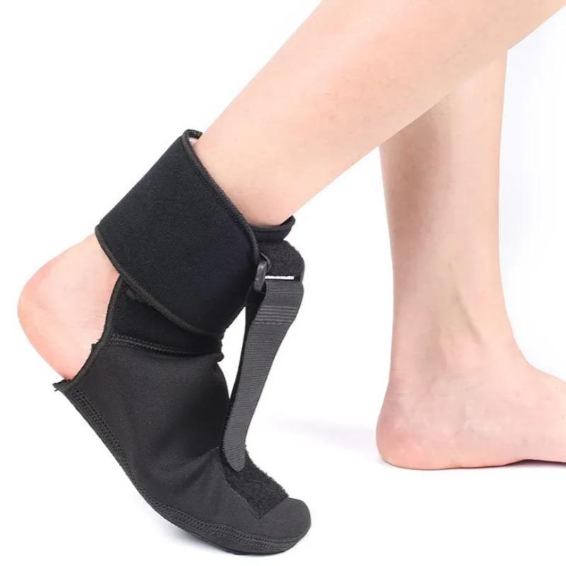 Adjustable Plantar Fasciitis Night Foot Splint Drop Orthotic Brace Elastic Dorsal Night Splint Foot Rehabilitation Stretch Strap