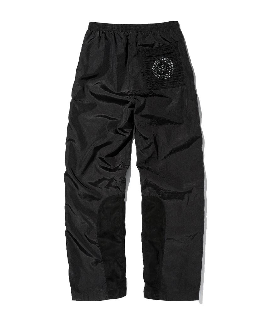 PUNCH DRUNK PARTIES Ghostmark 2-Way Wind Pants (Black)