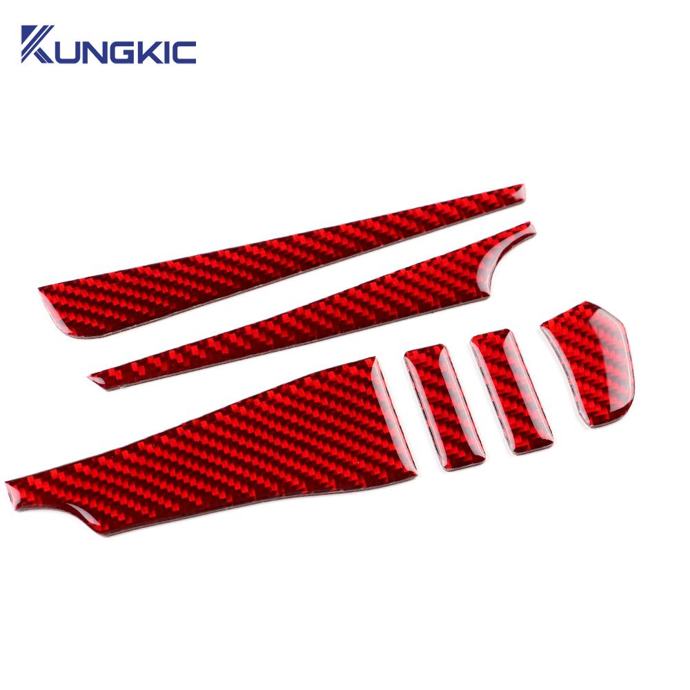 For Mazda 3 BP Axela 2019 2020 2021 2022 2023 2024 2025 LHD RHD Car Center Console Real Soft Carbon Fiber Sticker Accessories