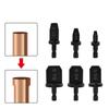 6pc Copper Tube Hole Expander Electric Expansion Head Expansion Mouth Air Conditioner Maintenance Electric Tool Accessory Set