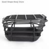 Large Capacity Anti-Extrusion Bike Front Basket Set Black PC Material Detachable Electric Bike Basket with Lid