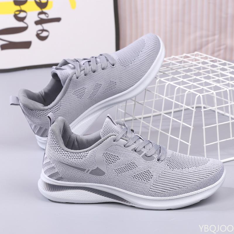 Fashion Autumn new breathable comfortable anti slip men's shoes with soft soles simple comfortable casual sports mesh shoes