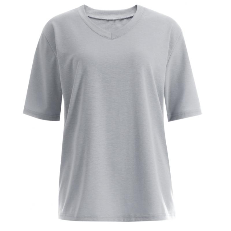 Shop Women S baSic V Neck Plain ShorT SleeVe T ShirT Indi Pink Dai wSh 1418