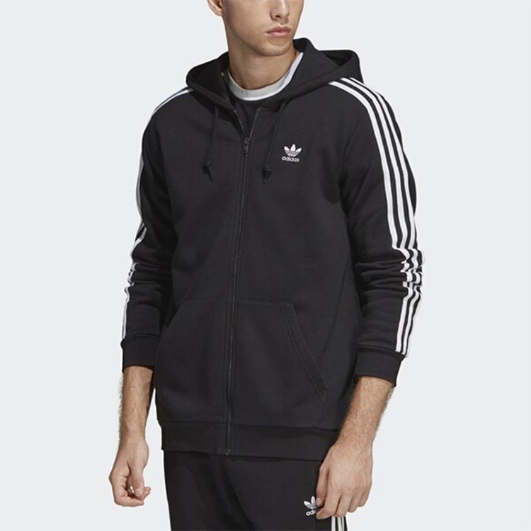 adidas 3 Stripes Full Zip Hoodie Men's DV1551