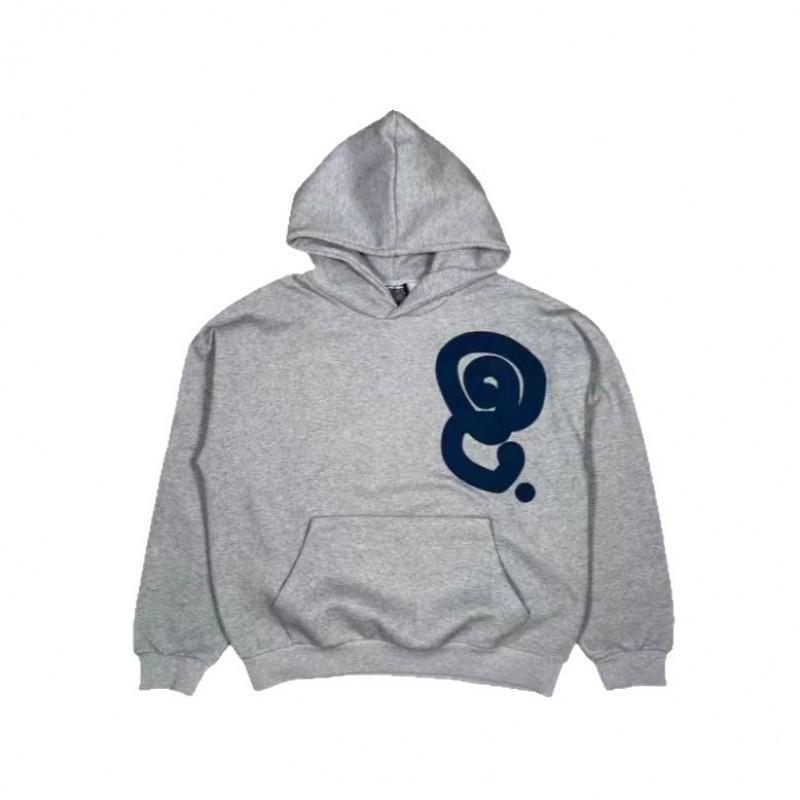 Mens Hoodie Abstract Graphic Print Loose Fit Long Sleeve Casual Streetwear Fall