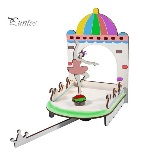 

1 набор DIY Магнитная модель балетной девочки, набор для самостоятельной сборки, деревянная головоломка, танцевальная сцена, строительство, поделки, дети, STEM, образовательная игрушка для экспериментов в области науки Sets