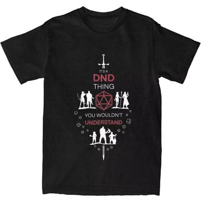 DnD Dice D20 Game Men Women T Shirts Dungeon Dragon Apparel Fashion Tee Shirt T-Shirt  Gift Idea Clothes