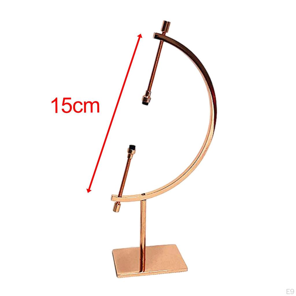 Fashion Ball Holder Ornament Sphere Display Stand for Indoor Living Room Decor Gift