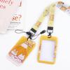 ID Bus Keychains Cartoon Card Holders Card Storage Cover Card Access Control Korean Card Case
