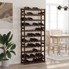 Vidaxl 77-Bottle Wine Rack, Brown, Solid Pine Wood