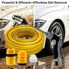 High Pressure Hose Nozzle, Long Wand Booster Nozzle, Heavy Duty Garden Hose Nozzle, Adjustable Nozzle for Car Washing Yard Watering