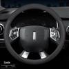 Genuine Leather Steering Wheel Cover for WEY VV7 VV5s VV6 P8 Tank New Energy - Summer Edition