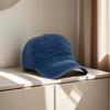 Washed Cowboy Hat for Women Spring and Summer Three Dimensional Letter Baseball Hat Korean Style Fashion Casual Versatile Baseball Cap Men