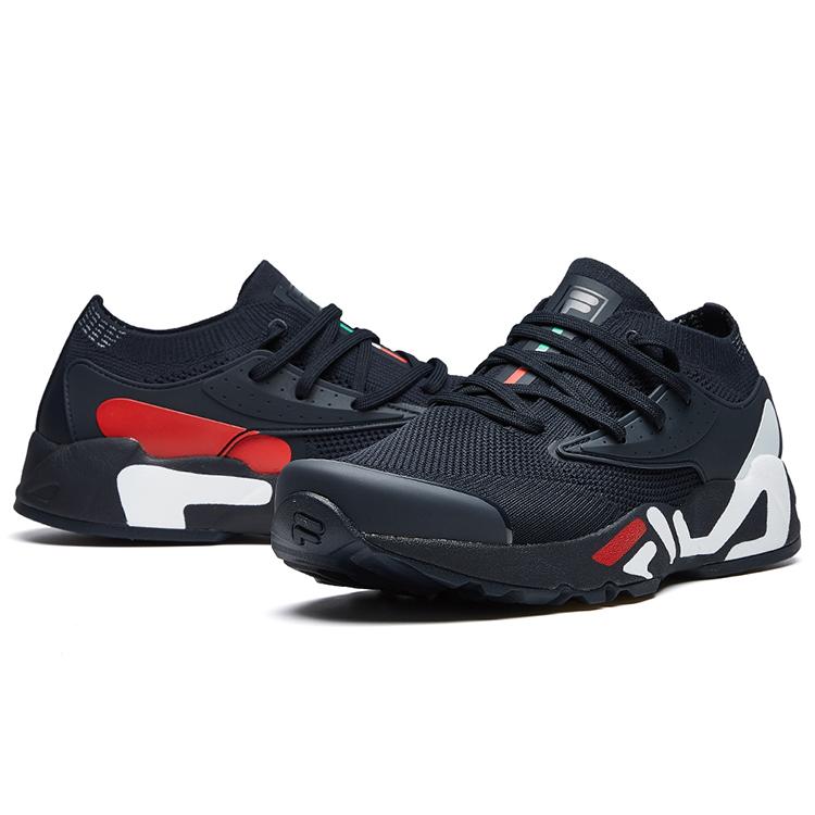 FILA Mind One Sports Mesh Abrasion Resistant Breathable Low top Casual Running Shoes Men's Legend Blue F12M014113FNV