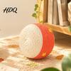 Kitten Hunting Training Ball Cat Scratching Ball Drum Shaped Paper Rope Interactive Claw Grinding Toy Rolling for Indoor Cats To Scratch Pat,