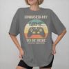 I Paused My Game To Be Here Print T Shirts For Unisex Wounisex Pure Cotton Tee Shirt Clothing