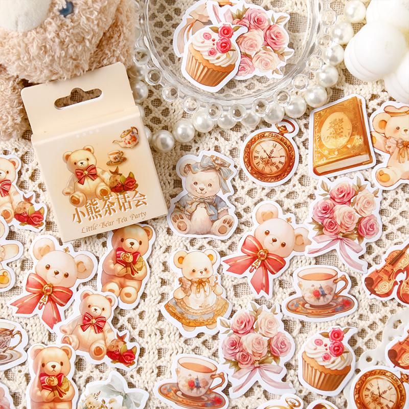 46 pcs Kawaii Fairy Tale World Decorative Boxed Stickers Scrapbooking Label Diary Sticker Stationery Album Phone Journal Planner